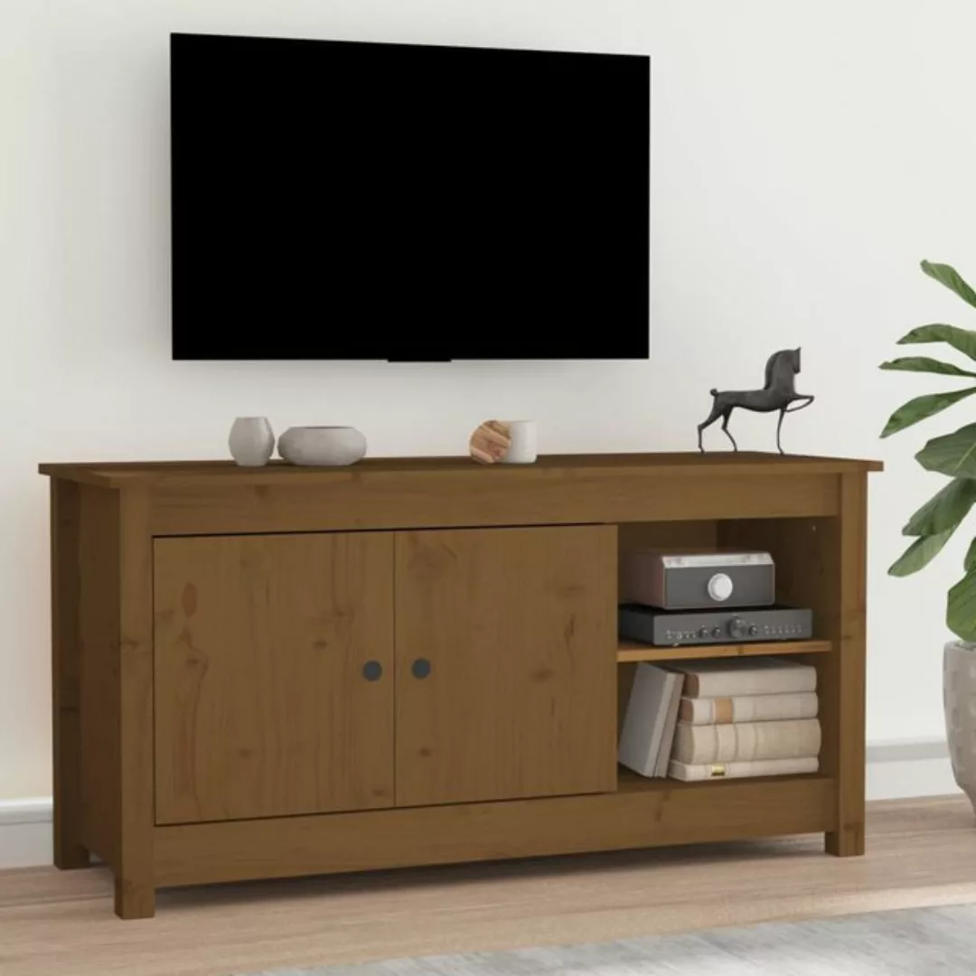 VidaXL TV-Schrank Honigbraun 103x36,5x52 cm Massivholz Kiefür  Modell 2 günstig online kaufen