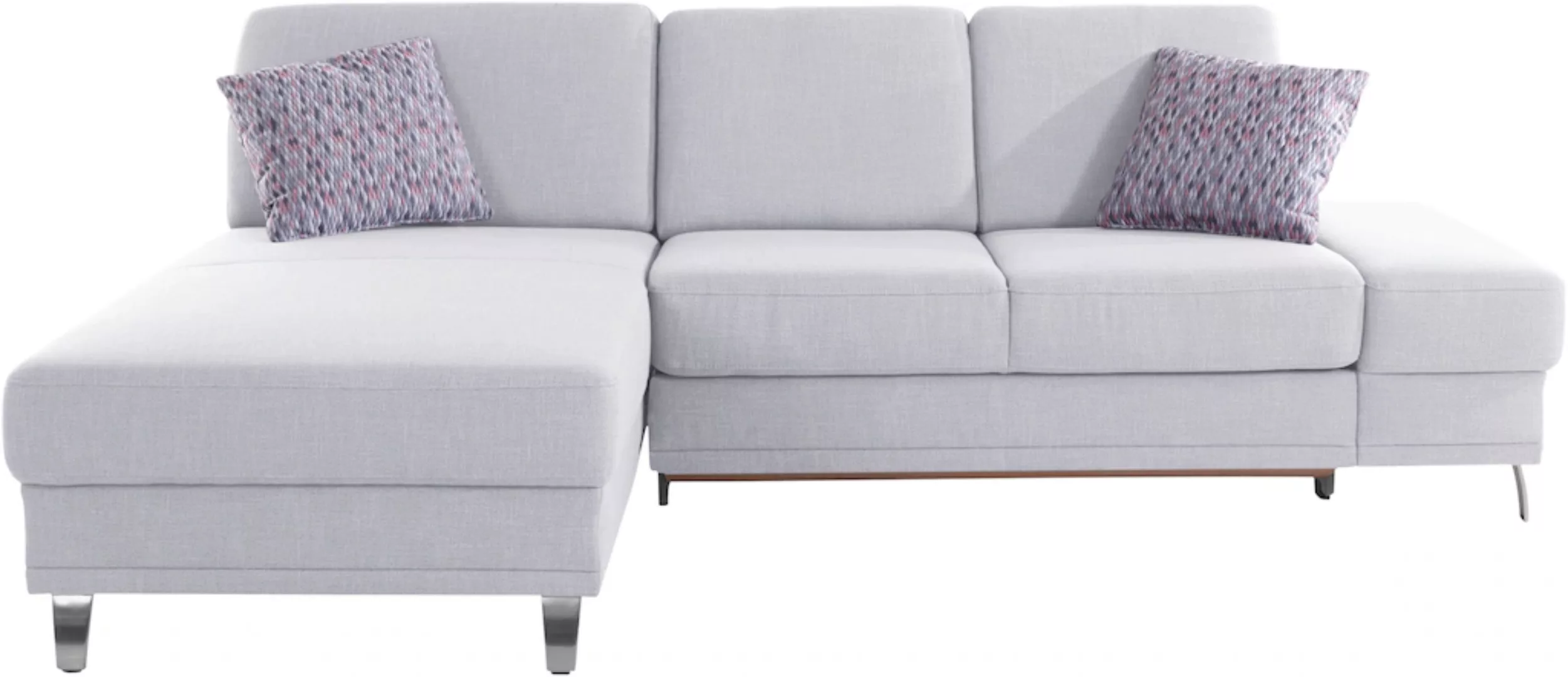 sit&more Ecksofa »Clio L-Form«, wahlweise mit Bettfunktion oder Vorziehsitz günstig online kaufen
