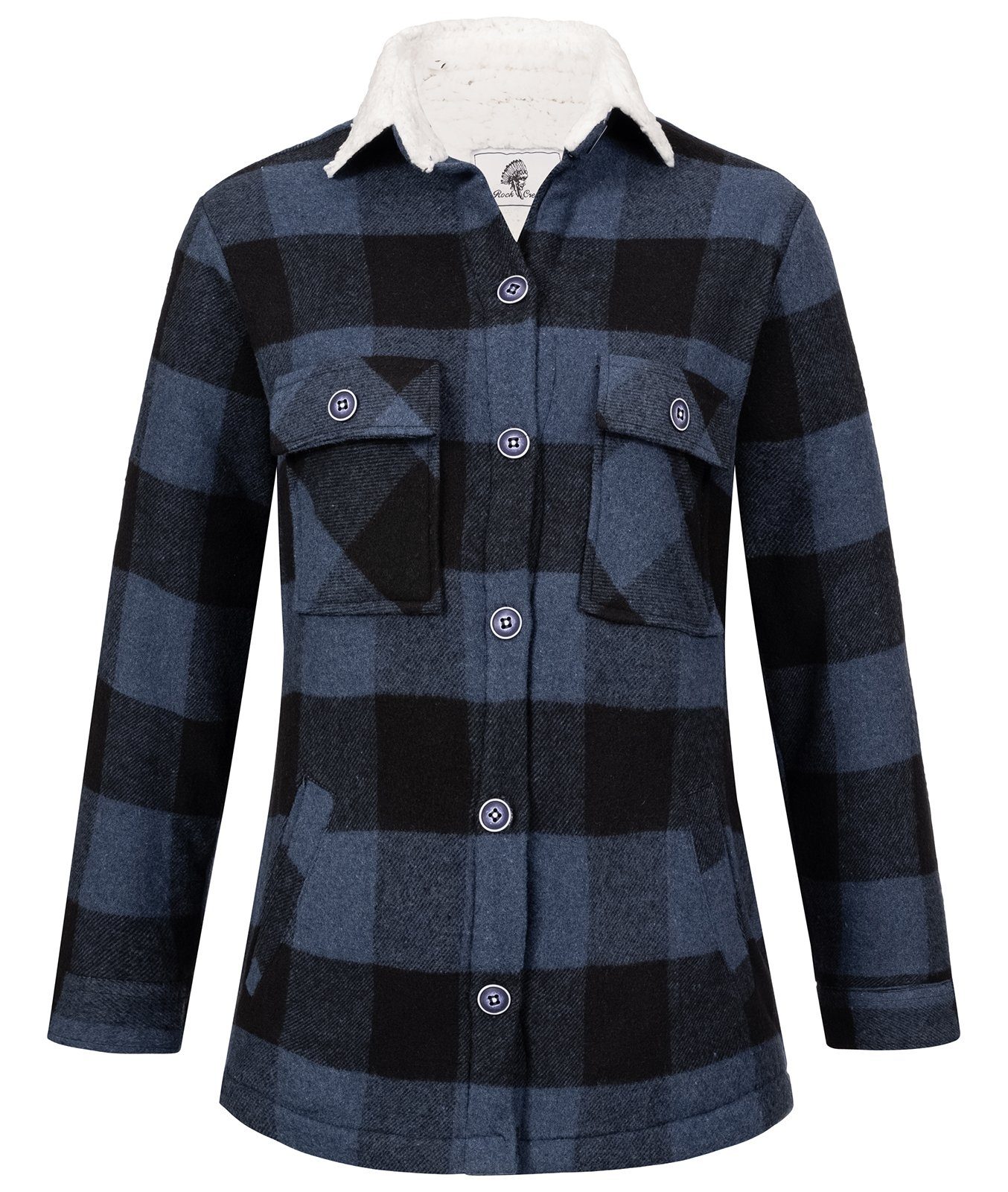 Rock Creek Winterjacke Damen Flanelljacke mit günstig online kaufen