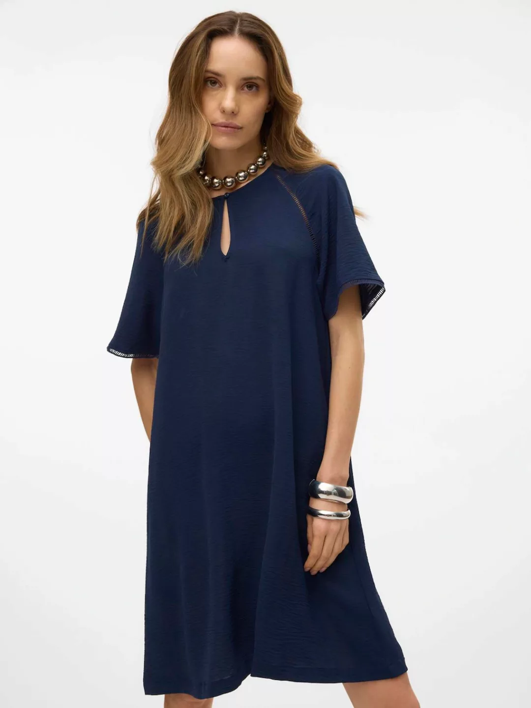 Vero Moda Minikleid "VMALVA GITTE SS SHORT DRESS WVN GA" günstig online kaufen