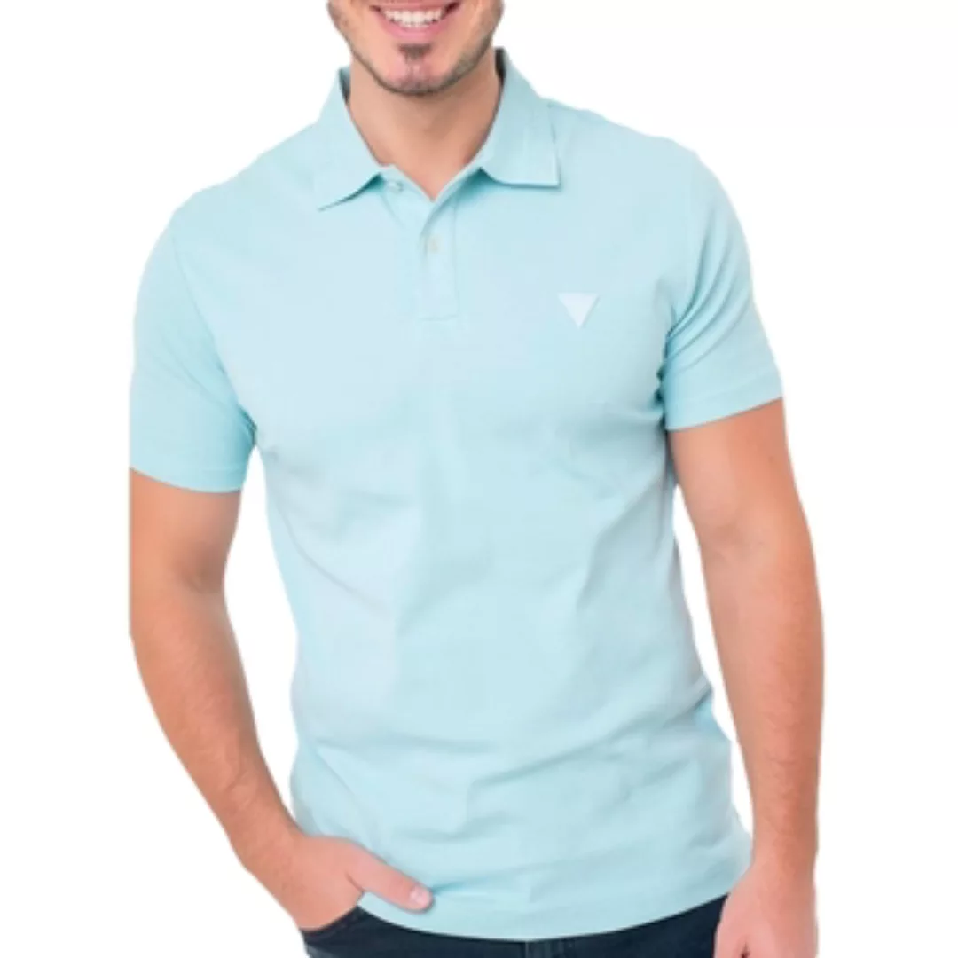 Guess  Poloshirt strech triangle G günstig online kaufen