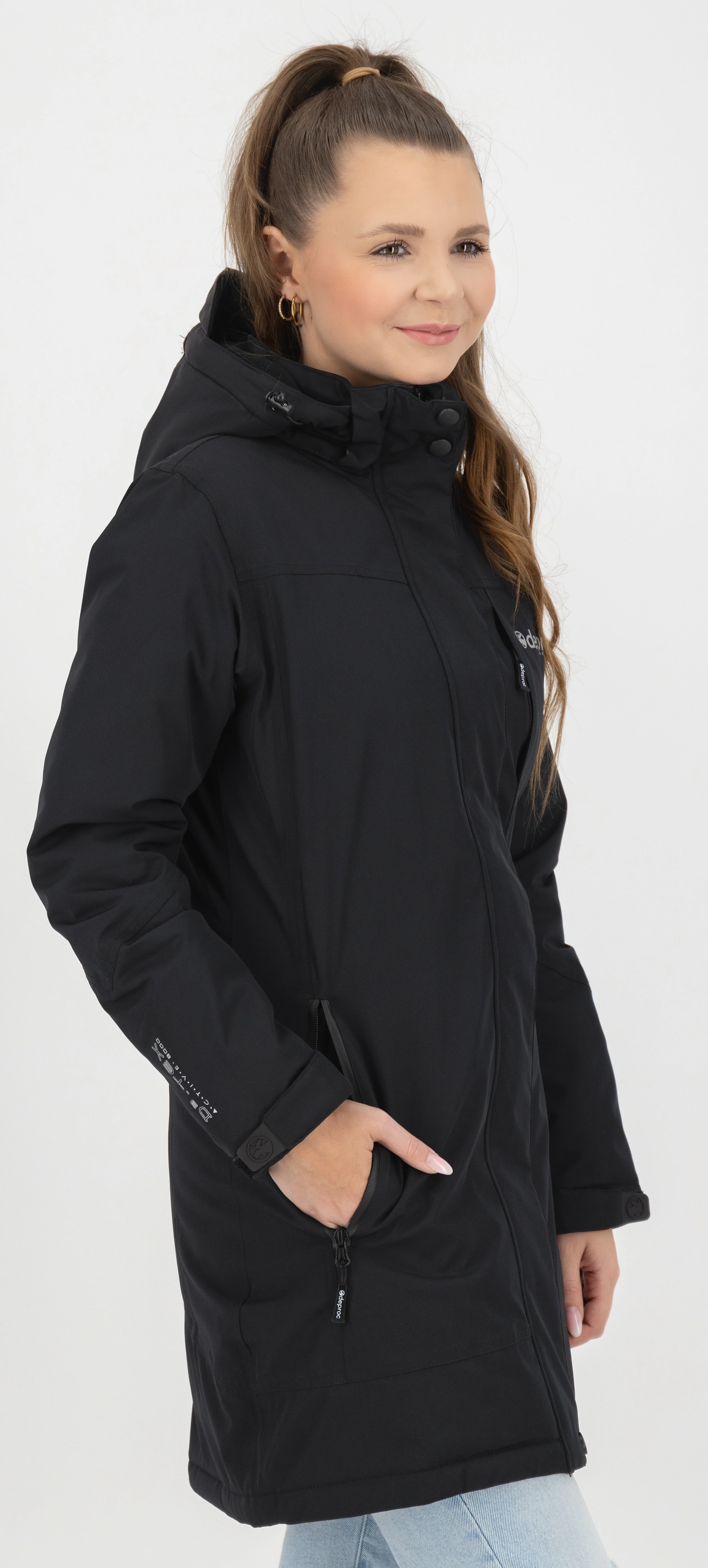 DEPROC Active Winterjacke "MONTREAL LONG WMN", auch in Großen Größen erhält günstig online kaufen