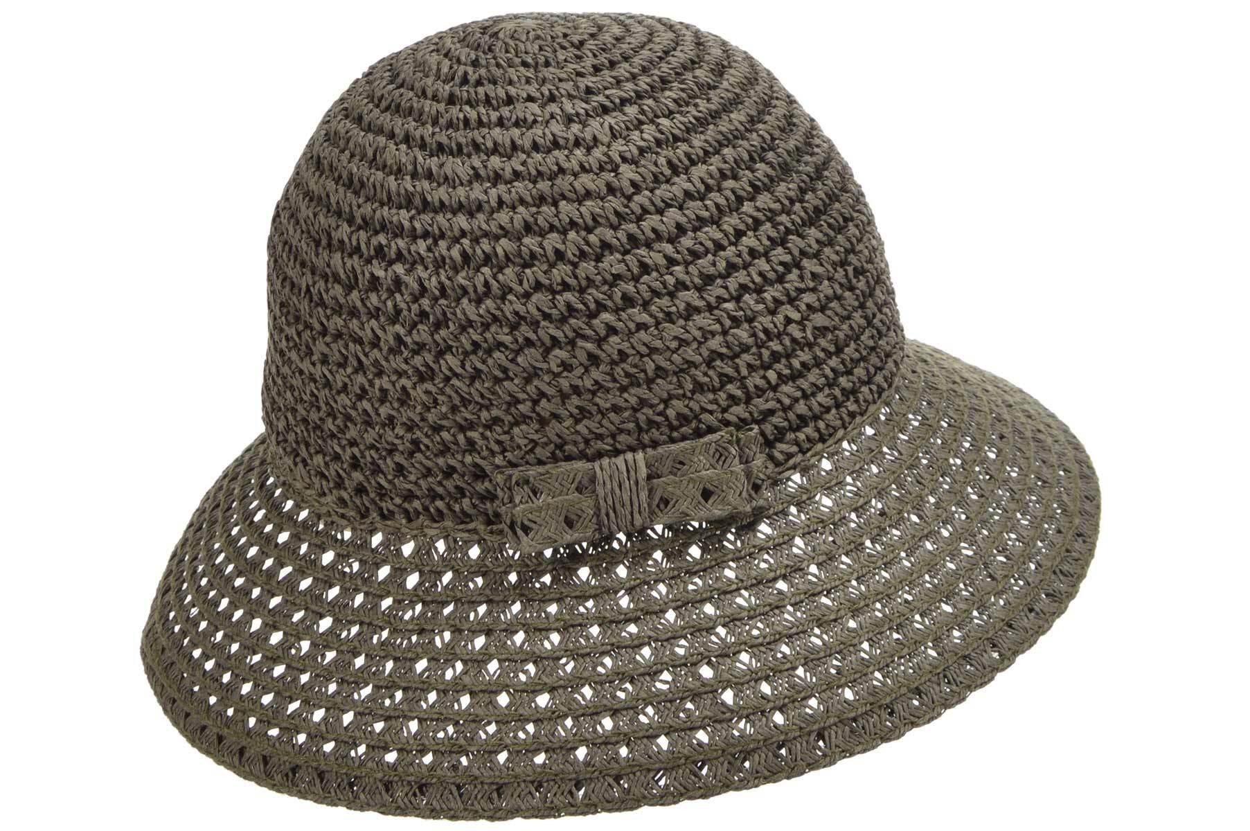 Seeberger Sonnenhut Papierstroh Glocke mit Schleife günstig online kaufen