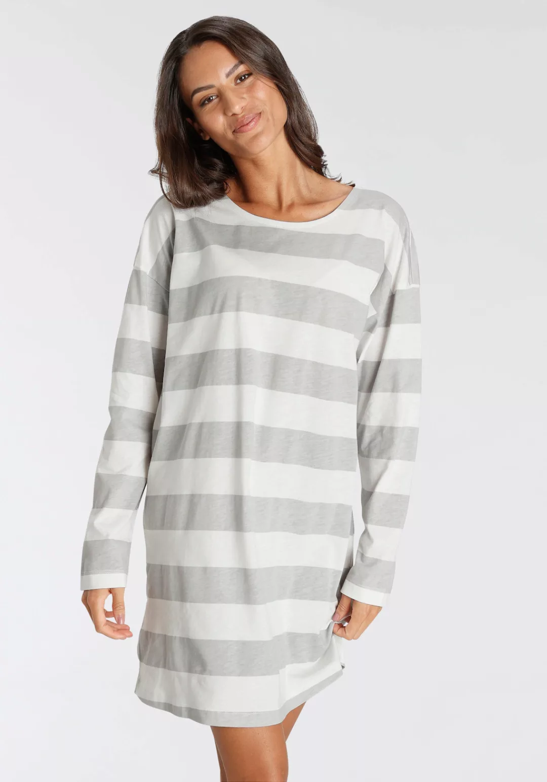 s.Oliver Nachthemd, in schönem Streifenmuster günstig online kaufen
