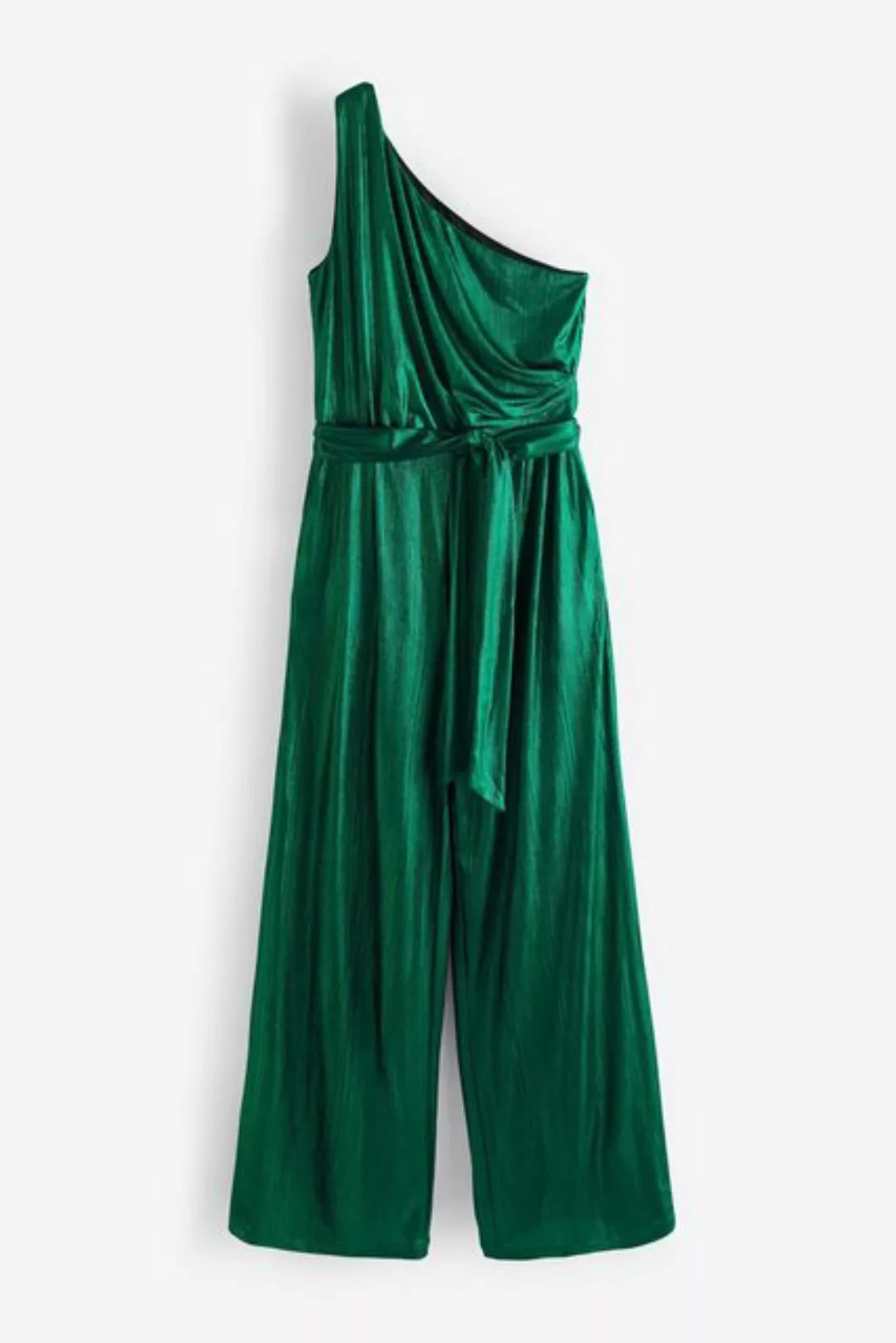 Next Jumpsuit Einschulteriger Tailored Fit Metallic-Jumpsuit (1-tlg) günstig online kaufen