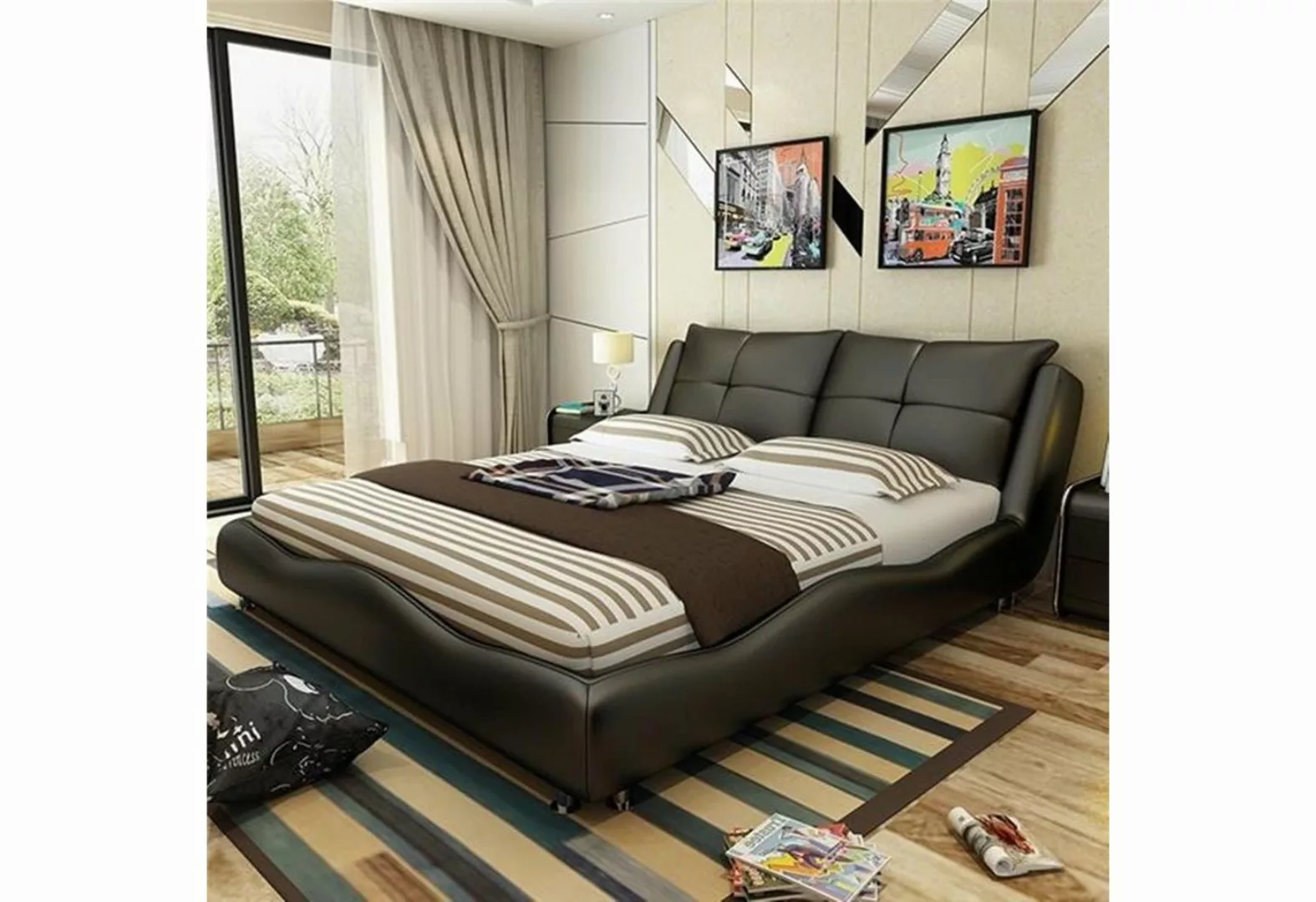 JVmoebel Bett Modernes Hotel Gestell Luxus Schlaf Zimmer Betten Design günstig online kaufen