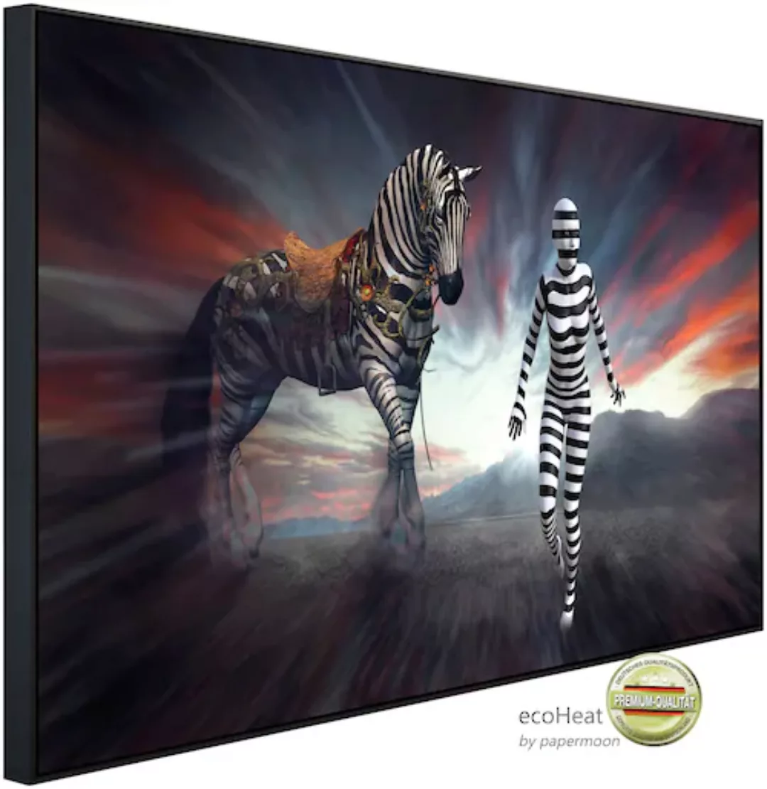 Papermoon Infrarotheizung »Surreale Zebrafrau« günstig online kaufen