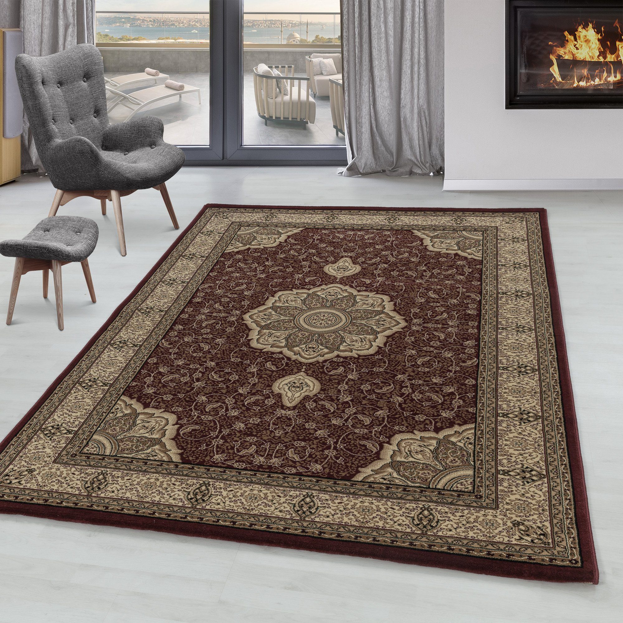 SIMPEX24 Orientteppich Orientalisch Design, Läufer, Höhe: günstig online kaufen