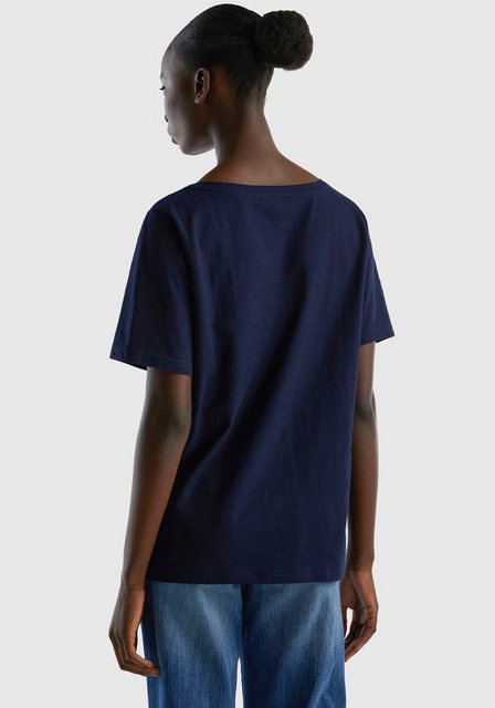 United Colors of Benetton T-Shirt aus Flammgarnjersey günstig online kaufen