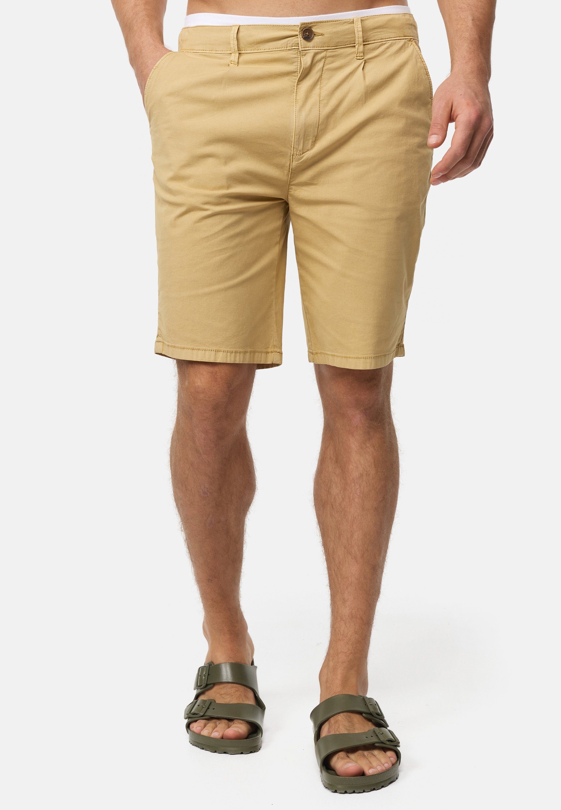 Indicode Chinoshorts INSan aus elastischer Baumwoll-Qualität günstig online kaufen
