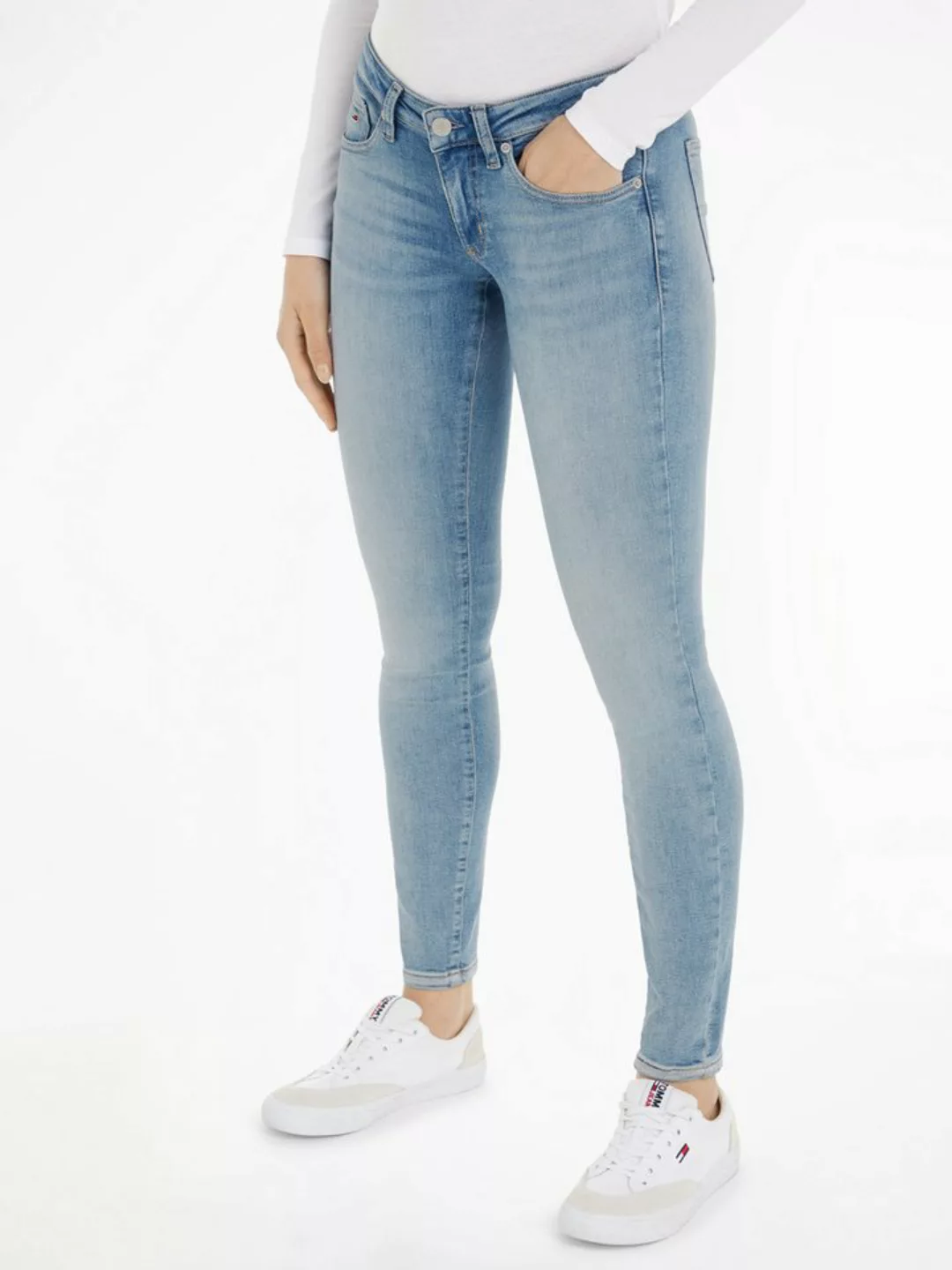 Tommy Jeans Skinny-fit-Jeans Tommy Jeans Damenjeans Low Waist Skinny mit Wa günstig online kaufen