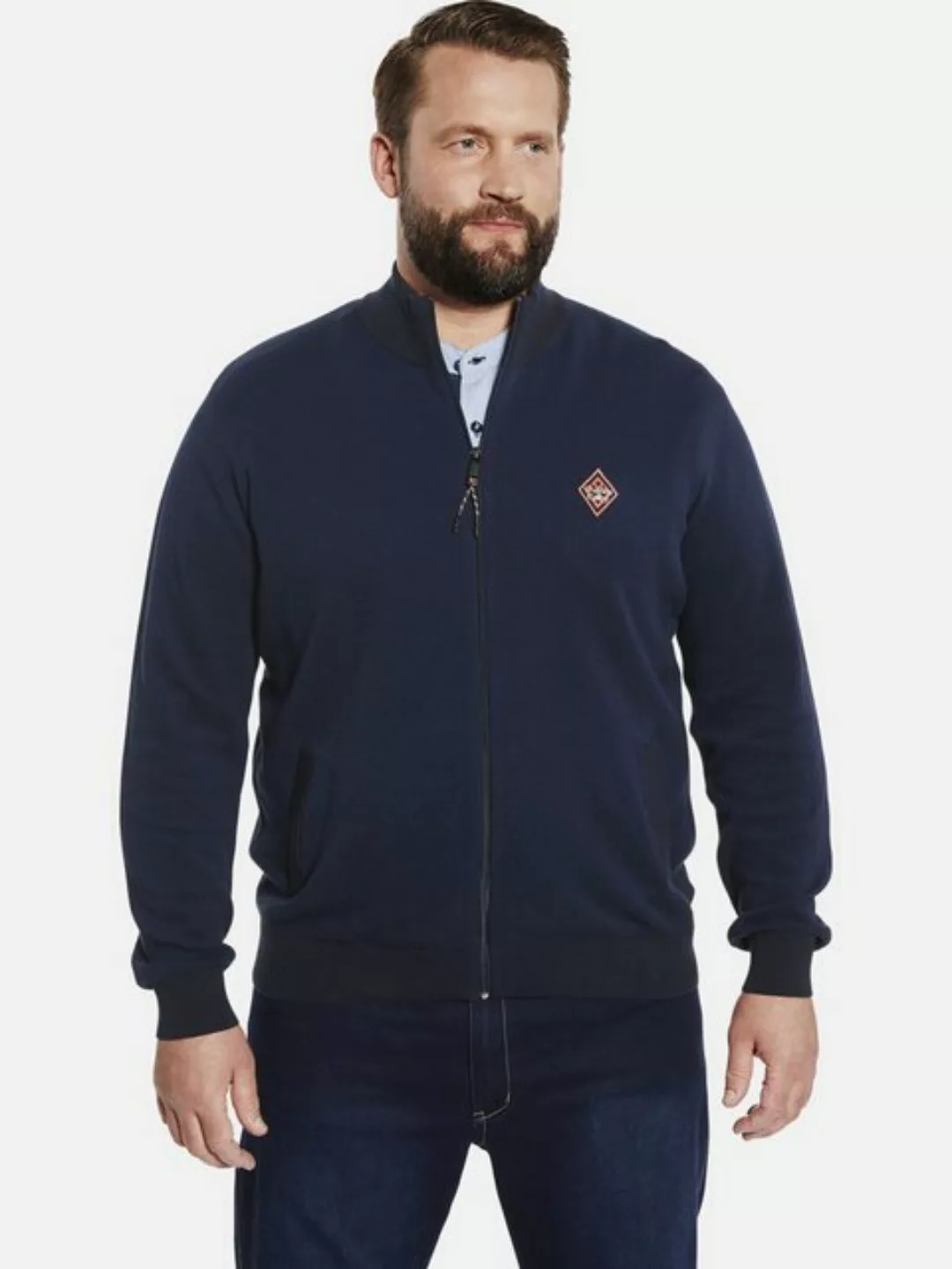 Charles Colby Strickjacke DUKE LINOEL mit Strickmuster günstig online kaufen