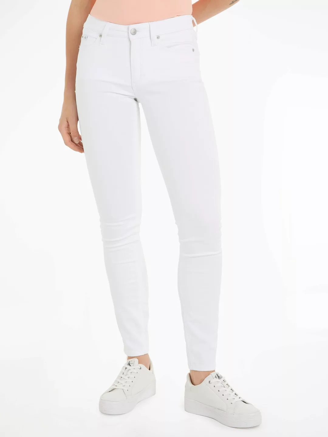 Calvin Klein Jeans Skinny-fit-Jeans MID RISE SKINNY in klassischer 5-Pocket günstig online kaufen