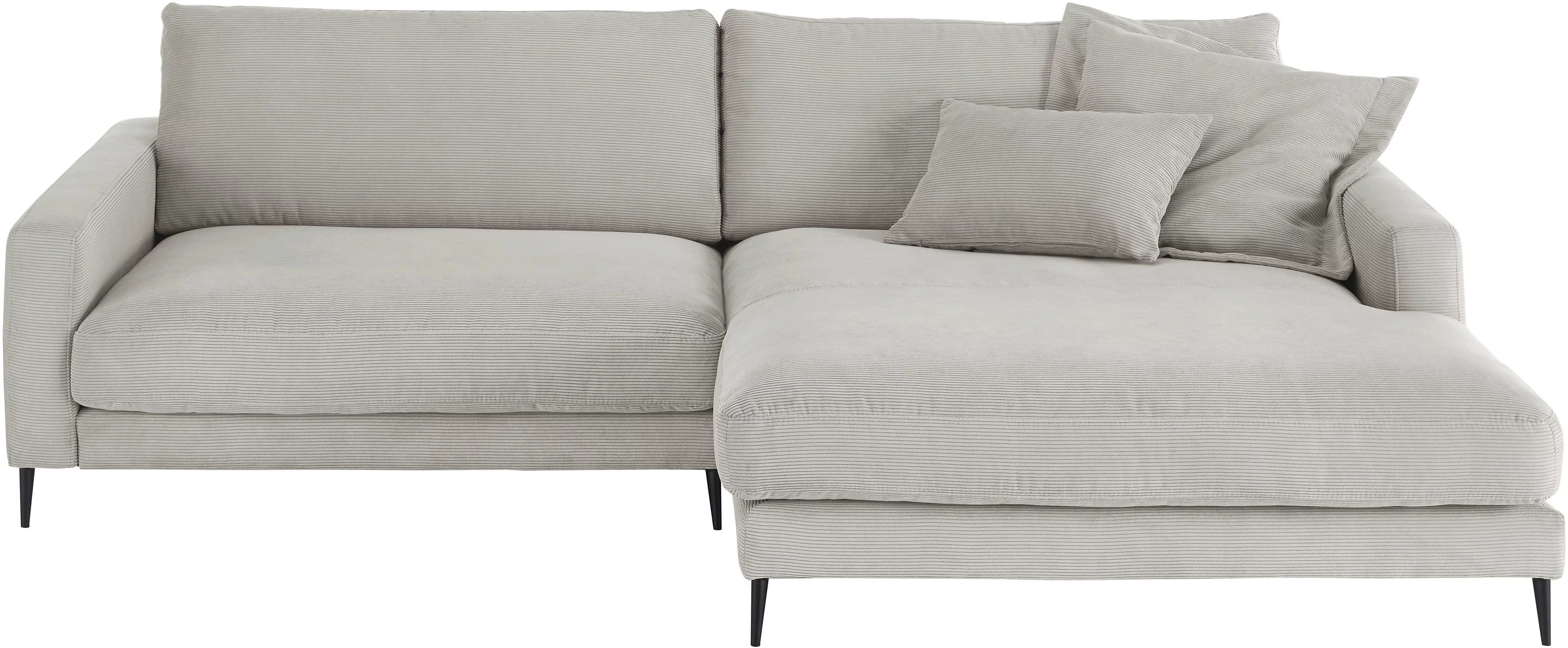 INOSIGN Ecksofa "Downtown, B/T/H: 272/190/84 cm L-Form", weicher Sitzkomfor günstig online kaufen