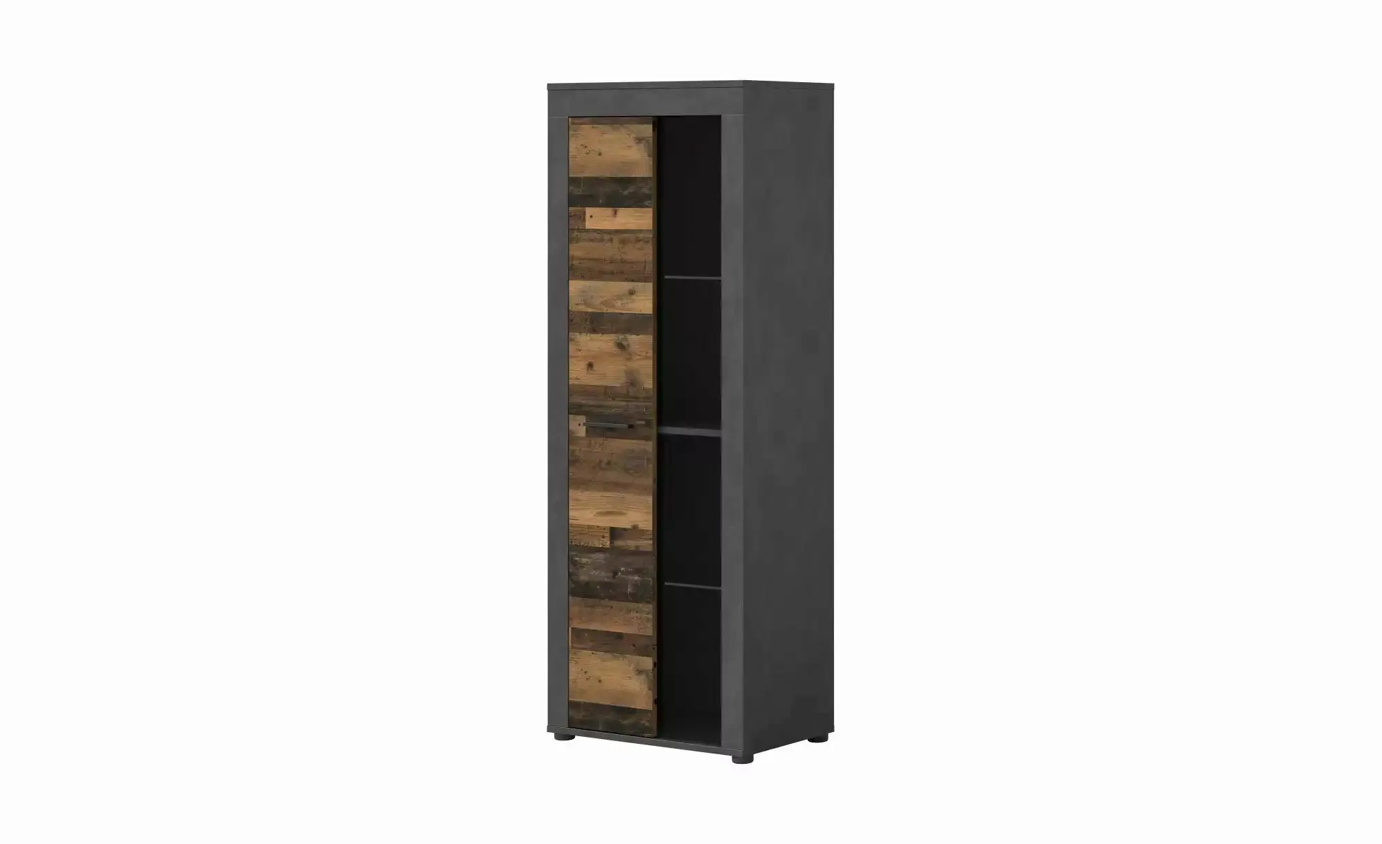 Vitrine  Bardenas ¦ schwarz ¦ Maße (cm): B: 60 H: 159 Schränke > Vitrinen - günstig online kaufen