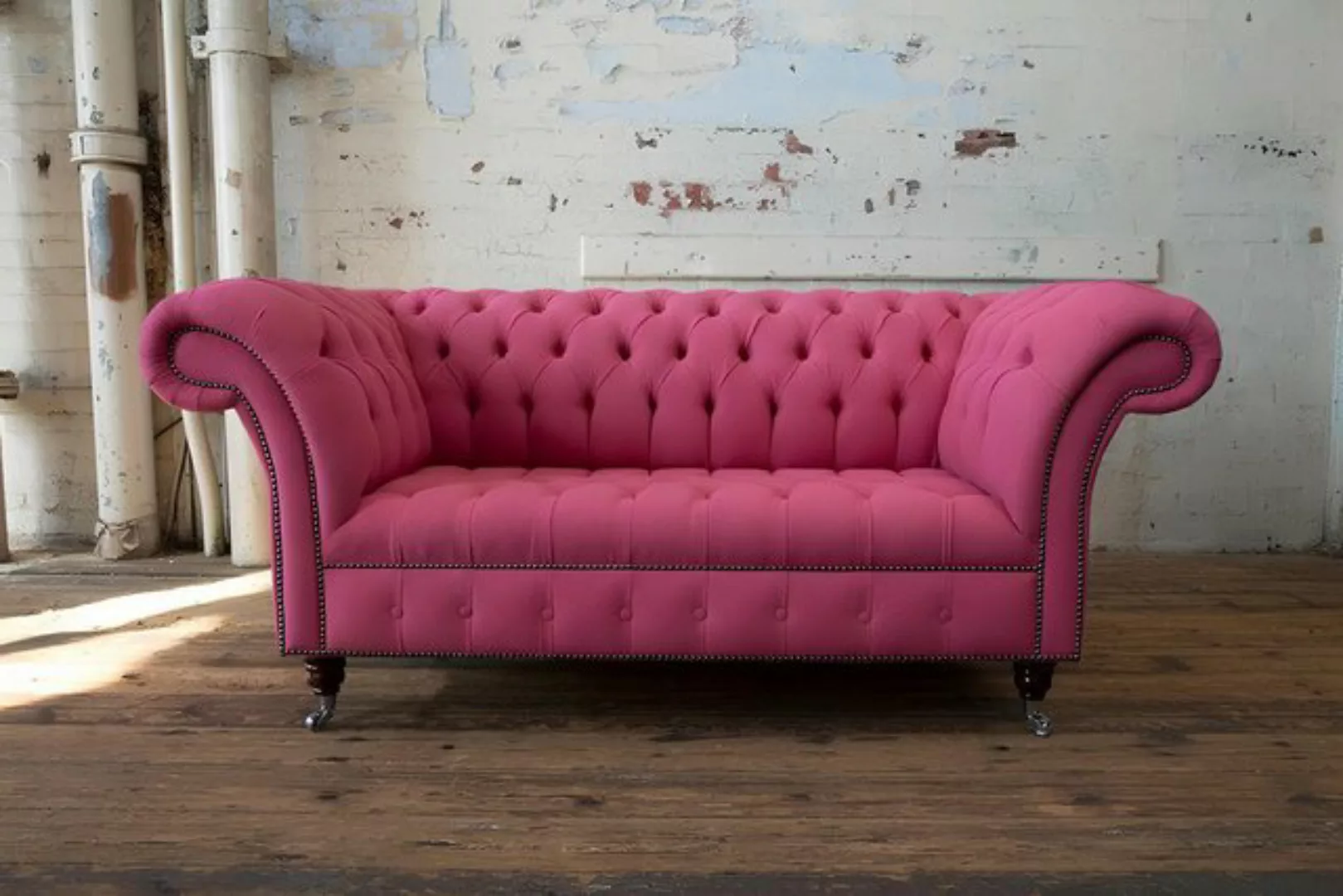 Xlmoebel Sofa Hochwertiges Designer-Sofa 2-Sitzer Chesterfield Sofa Polster günstig online kaufen