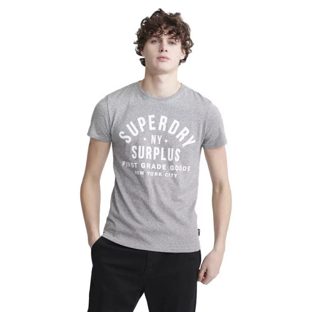 Superdry Surplus Goods Classic Graphic Kurzarm T-shirt 2XL Speckle Grit günstig online kaufen