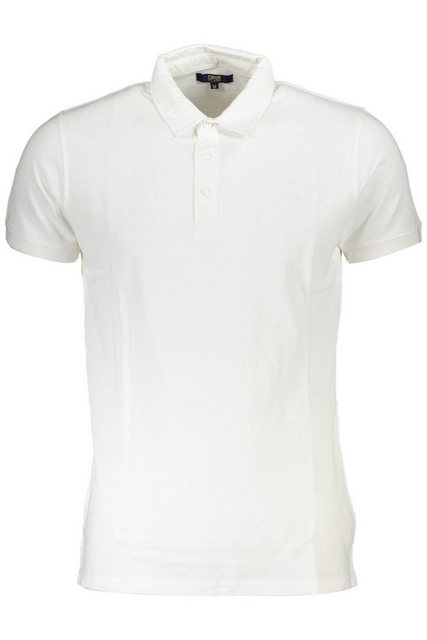 Cavalli Class Poloshirt Elegantes Herren Kurzarm-Poloshirt in Weiß mit günstig online kaufen