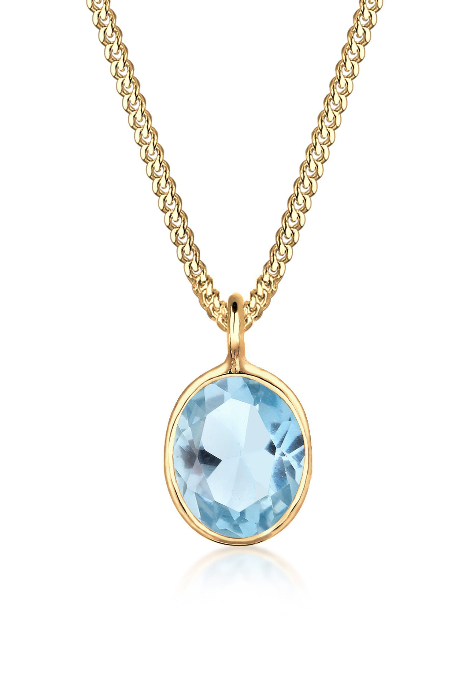 Elli Kette mit Anhänger Geo Oval günstig online kaufen