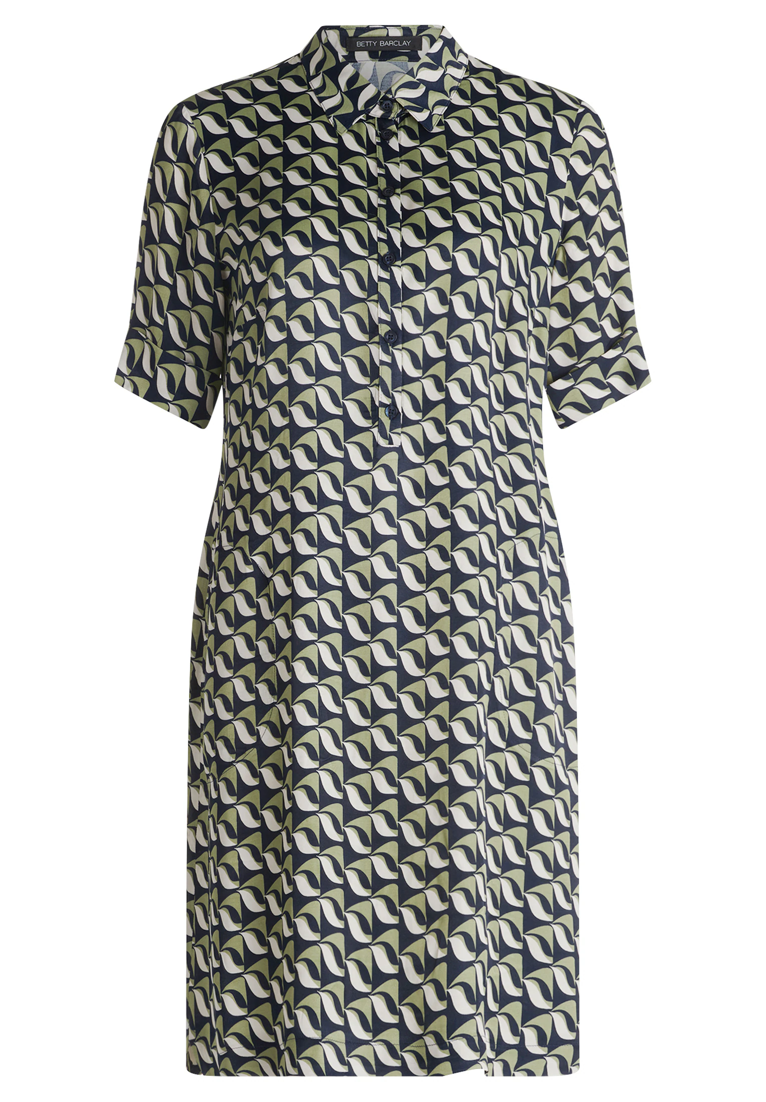 Betty Barclay Hemdblusenkleid "Betty Barclay Damen Hemdblusenkleid mit Aufd günstig online kaufen