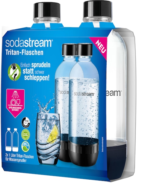 SodaStream Wassersprudler Flasche »DuoPack 2x 1L Tritan-Flasche«, (Set, 2 t günstig online kaufen