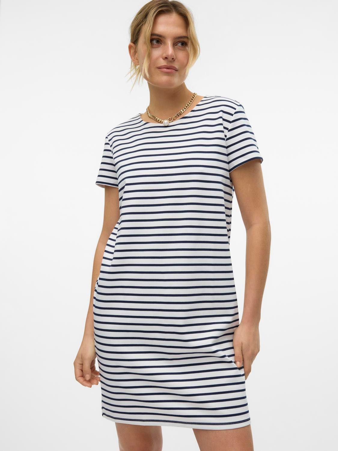 Vero Moda Minikleid "VMABBY SS SHORT ZIP DRESS JRS NOOS", Sommerkleid günstig online kaufen