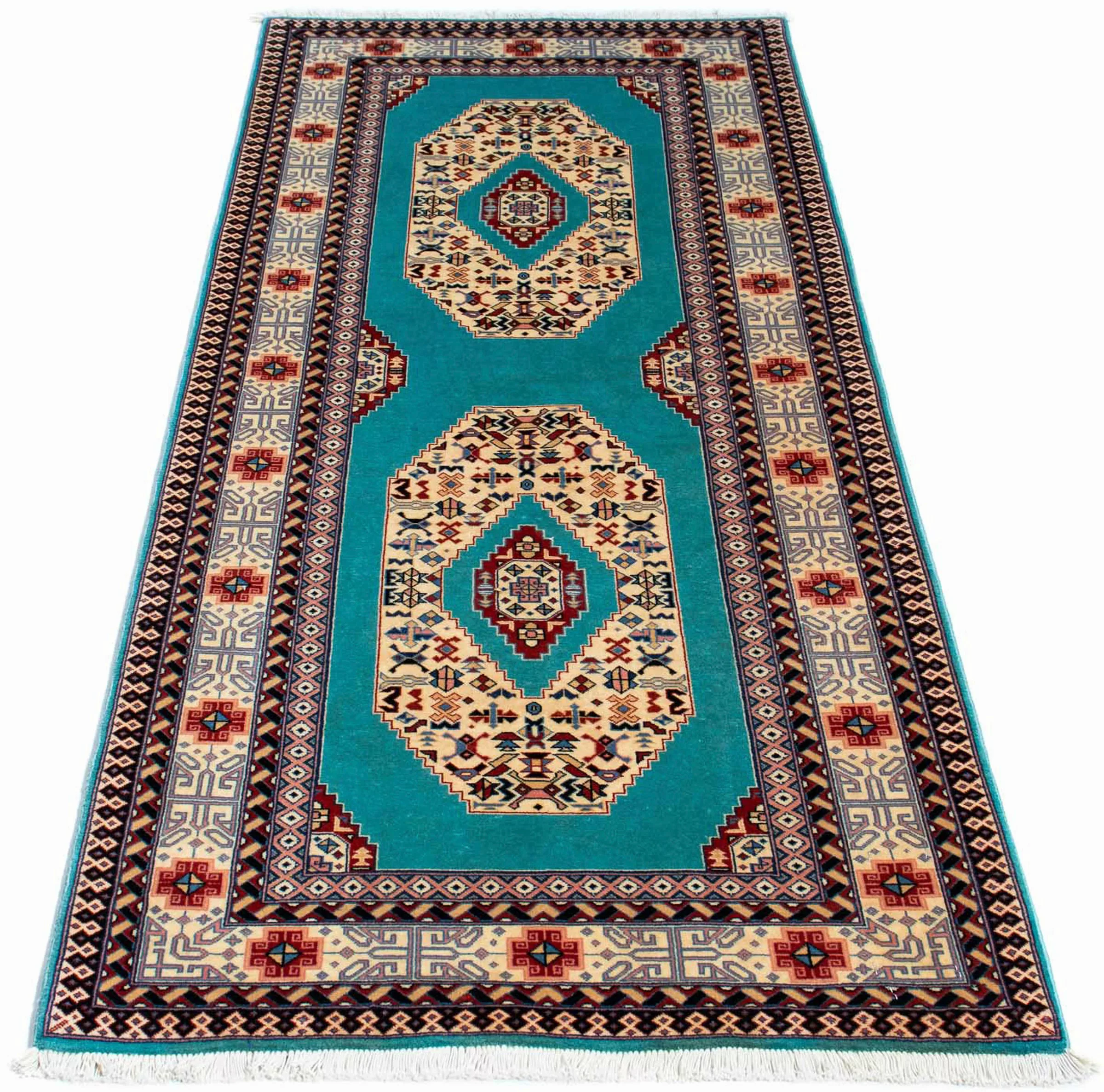 morgenland Orientteppich »Perser - Täbriz - Royal - 190 x 74 cm - blau«, re günstig online kaufen