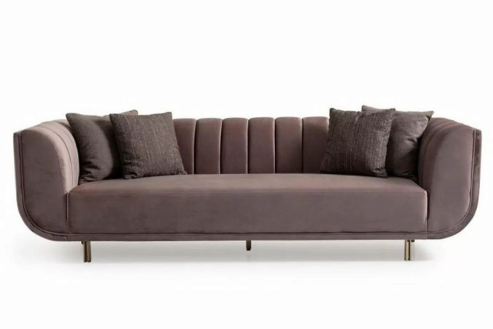 JVmoebel 3-Sitzer Moderne Couch Dreisitzer Sofa Polstersofa Lila 3 Sitzer N günstig online kaufen