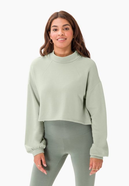 Les Lunes Sweatshirt Leo Oversized Look, schmaler Stehkragen, lange bauschi günstig online kaufen