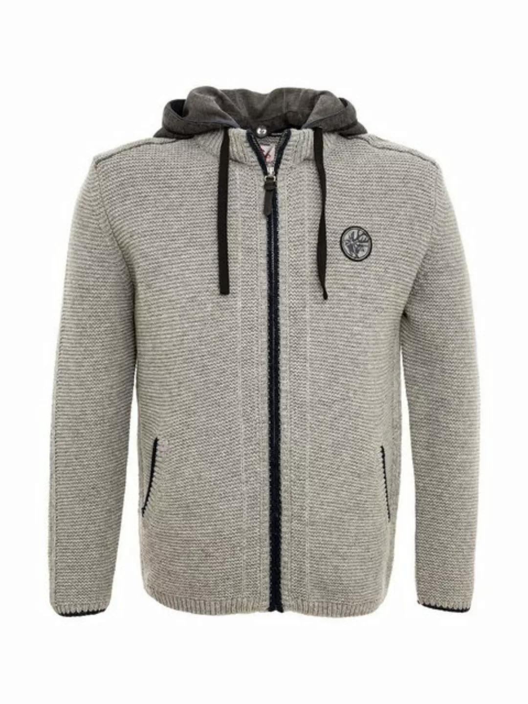 Spieth & Wensky Trachtenstrickjacke Strickjacke Herren - ECHO - dunkelgrau günstig online kaufen