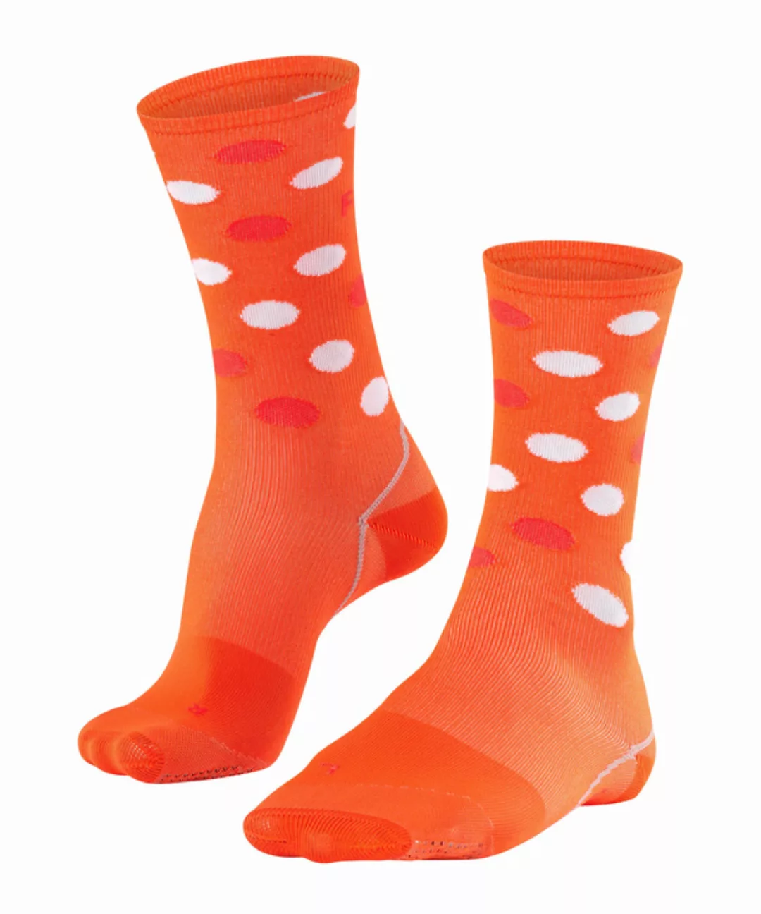 FALKE BC Impulse Dots Biking Socken Biking, 44-45, Orange, Punkte, 16878-80 günstig online kaufen