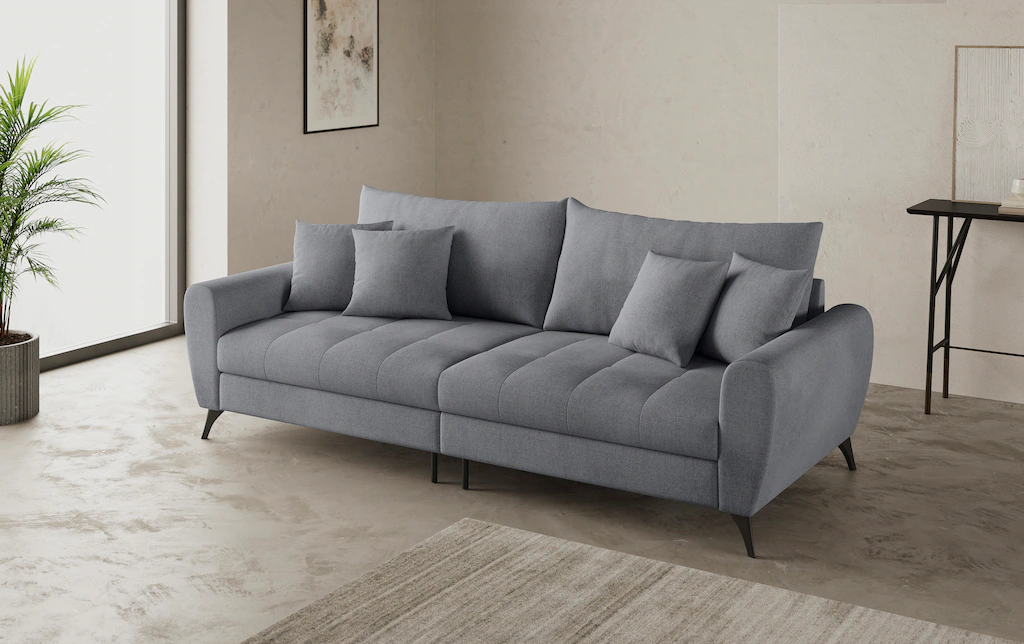 Home affaire Big-Sofa "Blackburn II", Mit Kaltschaumpolsterung bis 140 kg b günstig online kaufen