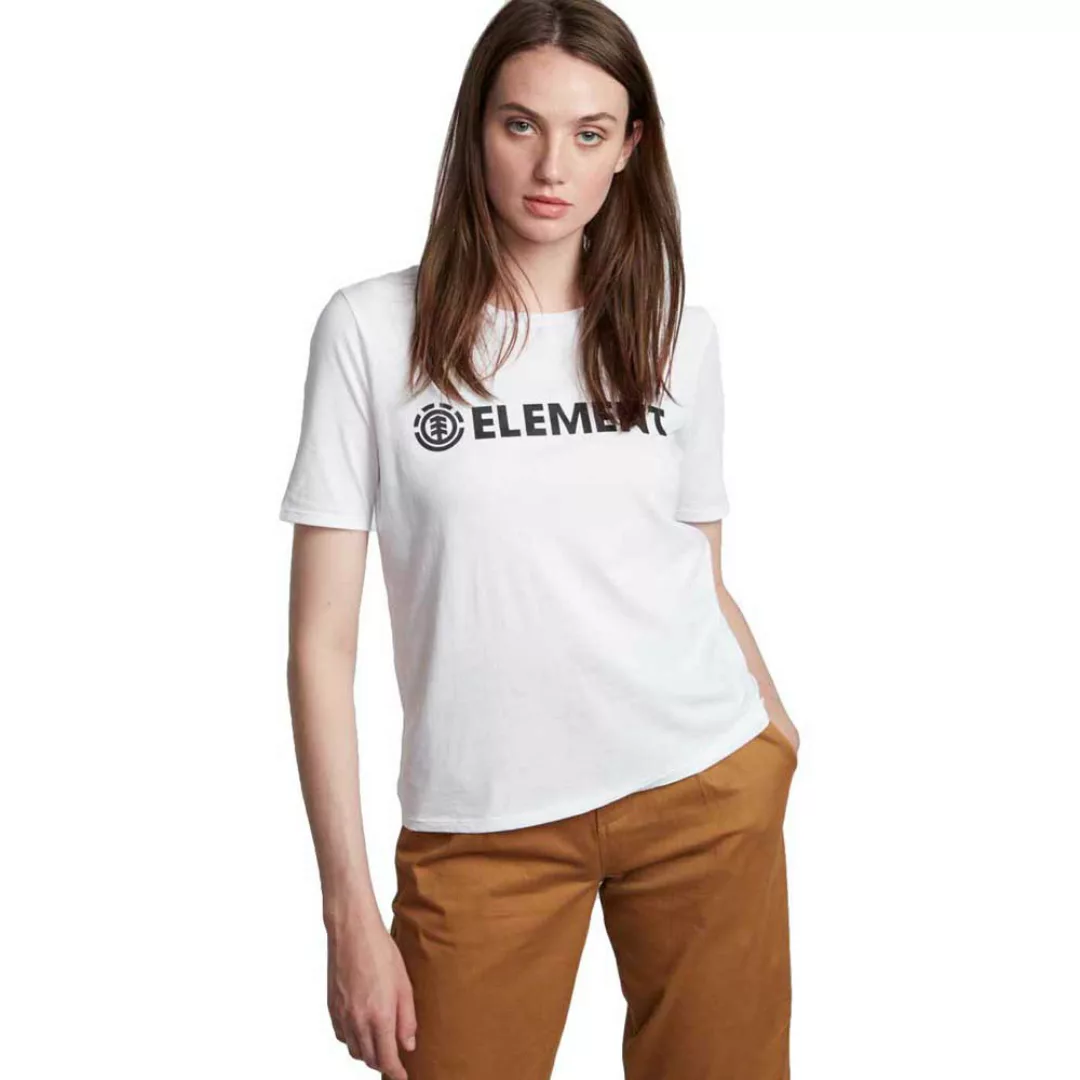 Element Logo Kurzärmeliges T-shirt XS White günstig online kaufen
