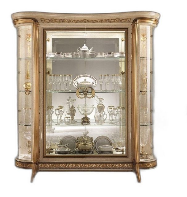 Xlmoebel Vitrine Vitrinenschrank Kommode Glaskasten Italienischer Schrank ( günstig online kaufen