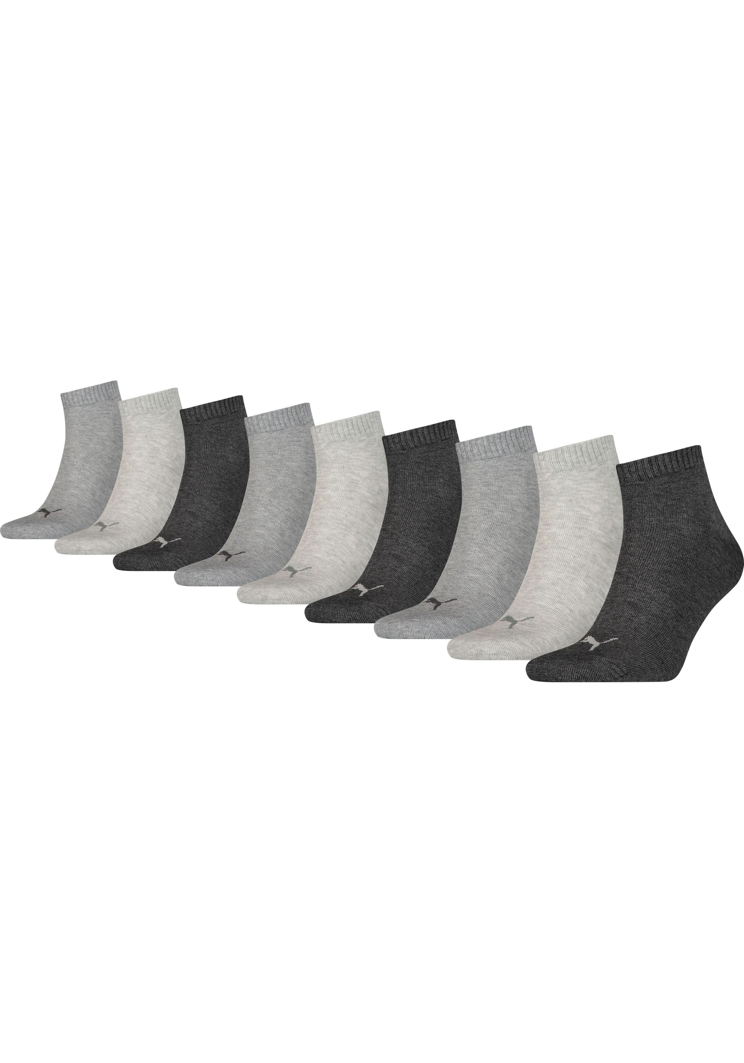 PUMA Kurzsocken "PUMA UNISEX QUARTER PLAIN 9P ECOM", (9 Paar), mit Rippenbü günstig online kaufen