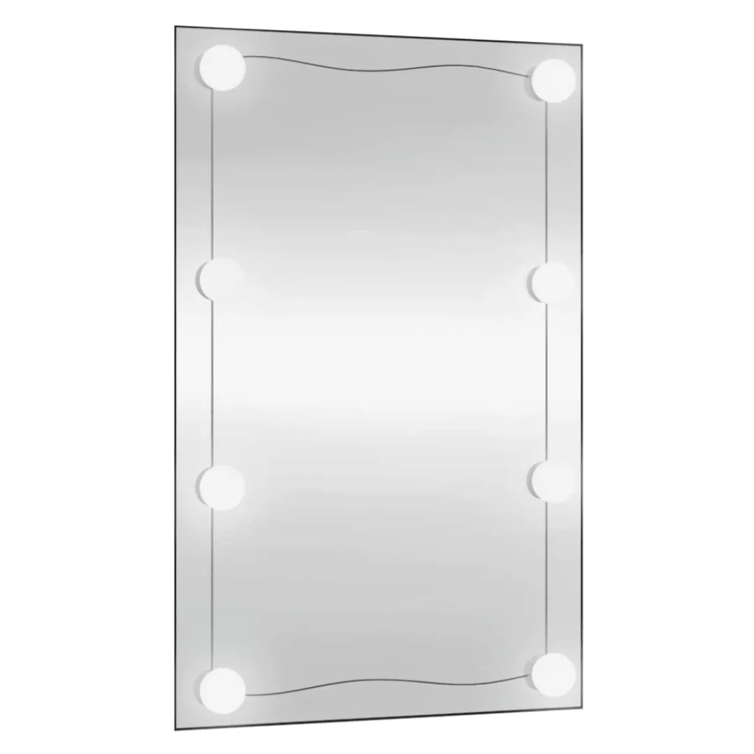 Vidaxl Wandspiegel Mit Led-leuchten 40x60 Cm Glas Rechteckig günstig online kaufen