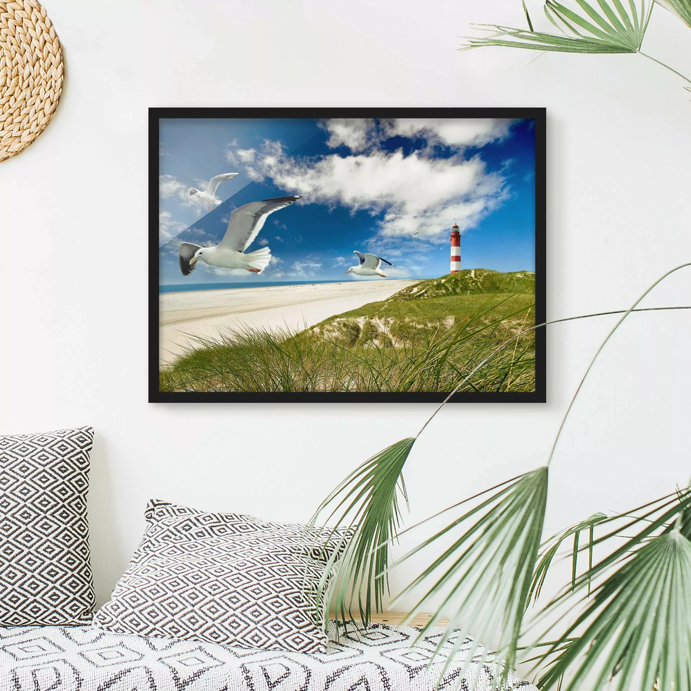 Bild mit Rahmen Natur & Landschaft - Querformat Dune Breeze günstig online kaufen