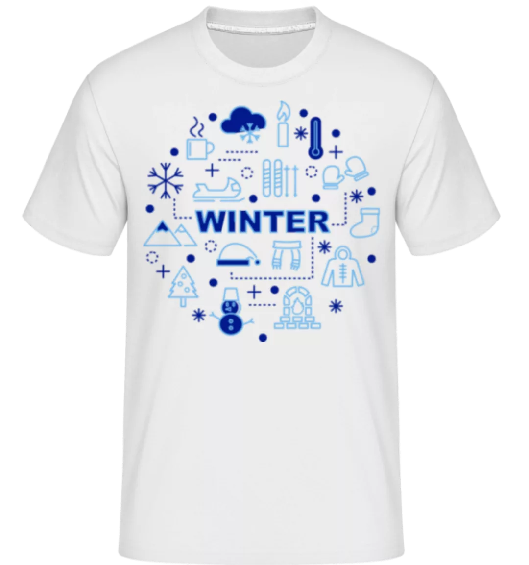 Winter Symbole · Shirtinator Männer T-Shirt günstig online kaufen