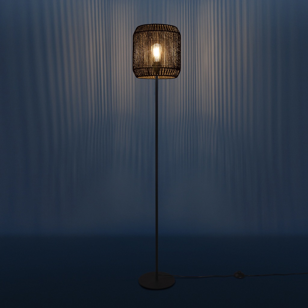 Paco Home Stehlampe »Pedro«, 1 flammig, Leuchtmittel E27   ohne Leuchtmitte günstig online kaufen