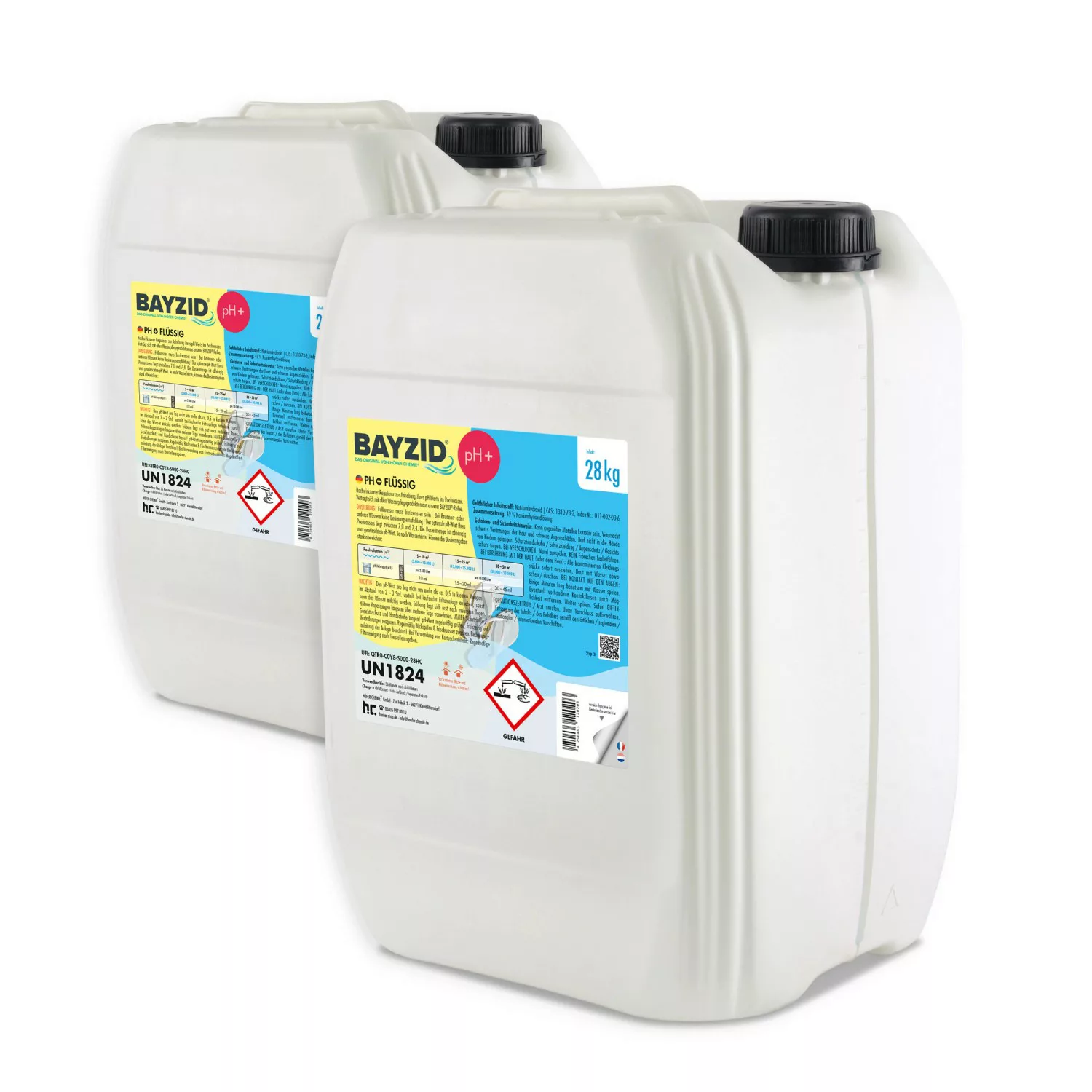 Bayzid pH Plus Flüssig 2 x 28kg günstig online kaufen