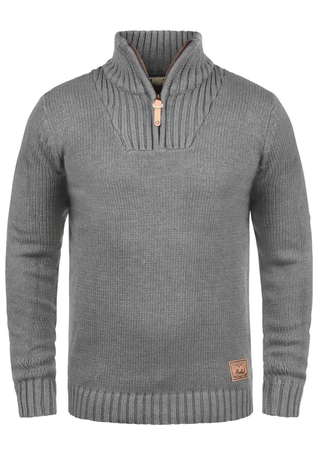 !Solid Troyer SDPetro Strickpulli mit hochabschließendem Kragen günstig online kaufen