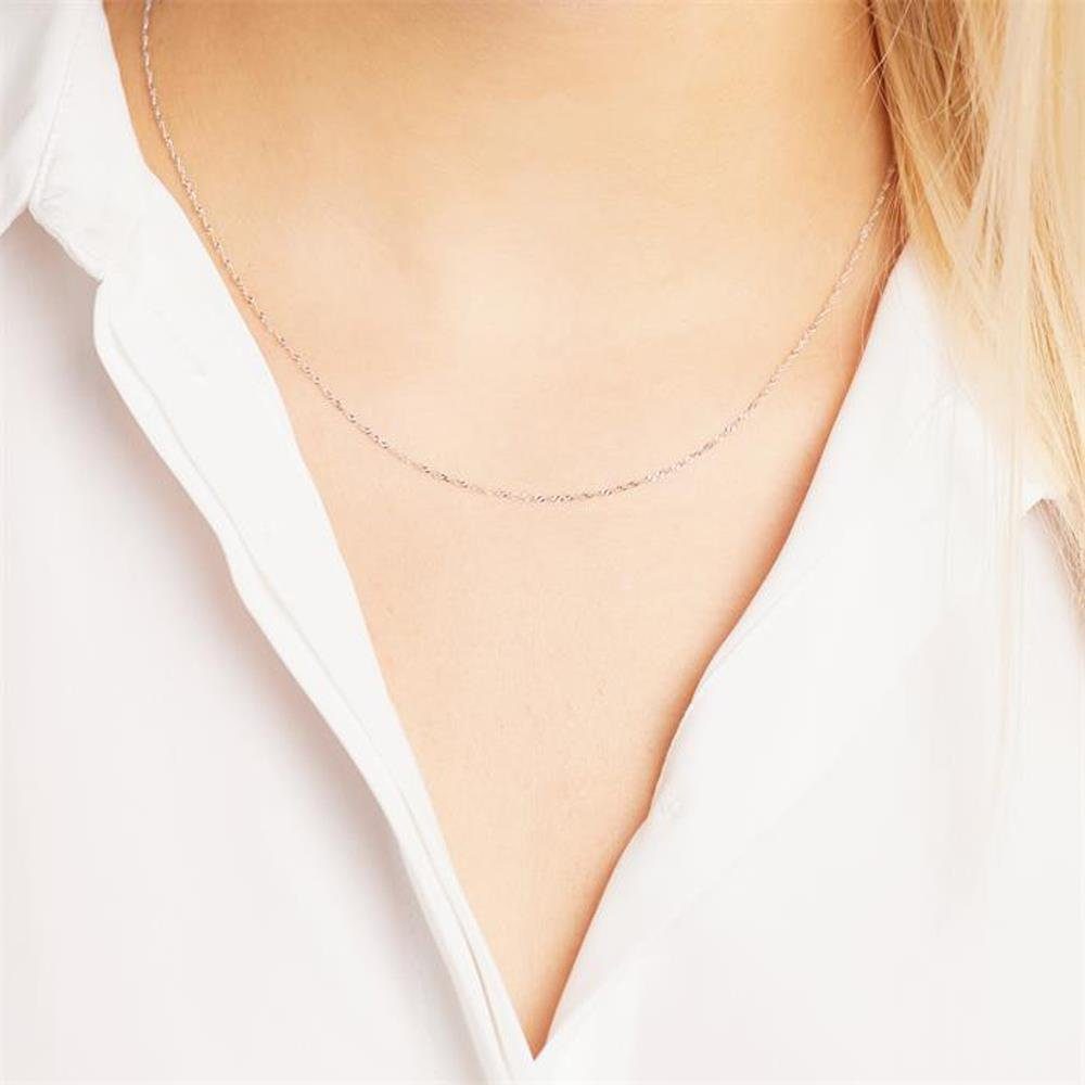 Unique Goldkette Glänzende Singapurkette aus 375er günstig online kaufen