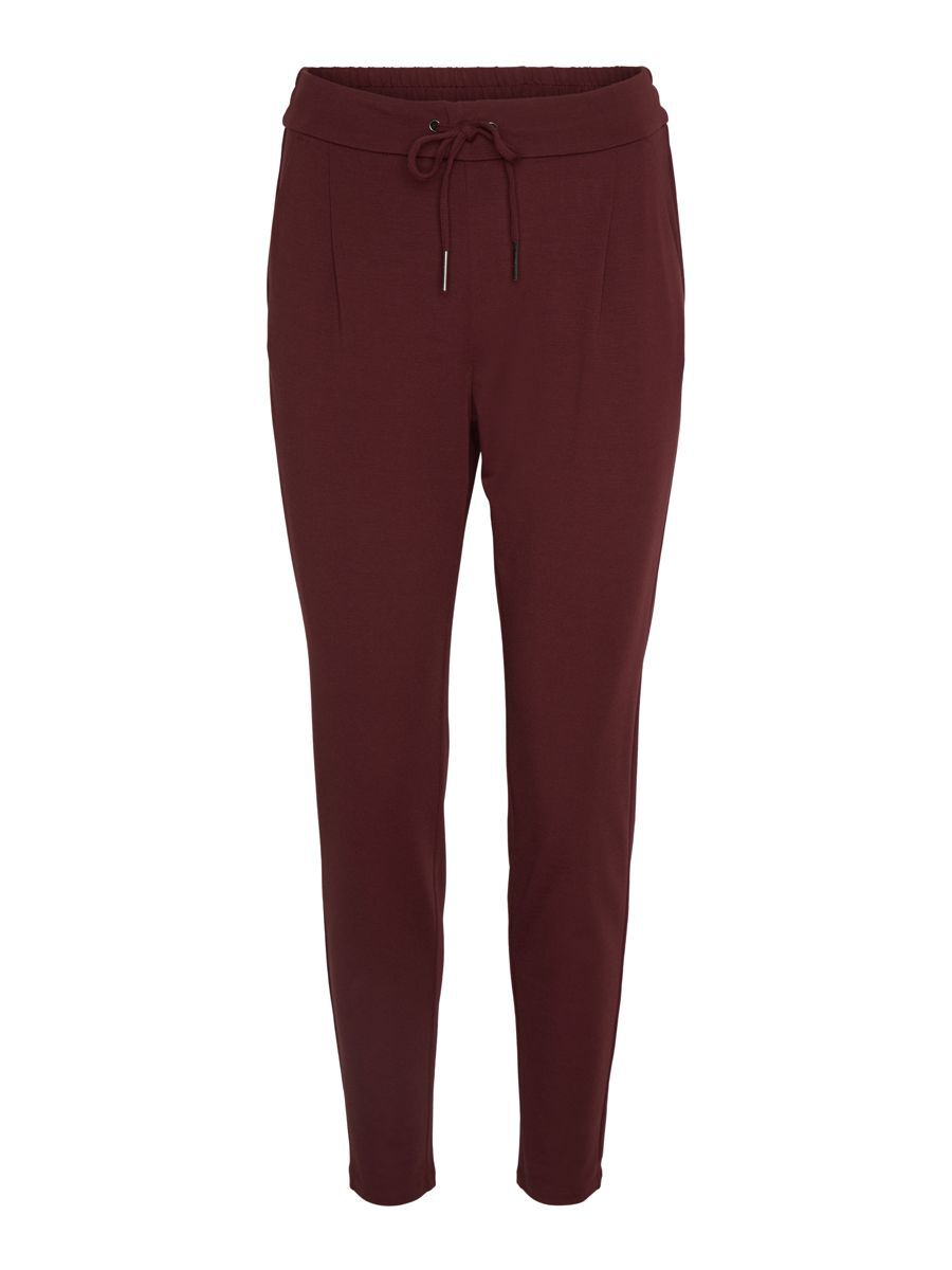 VERO MODA Knöchellange Low Rise Loose Fit Kordelzug Hose Damen Violett günstig online kaufen