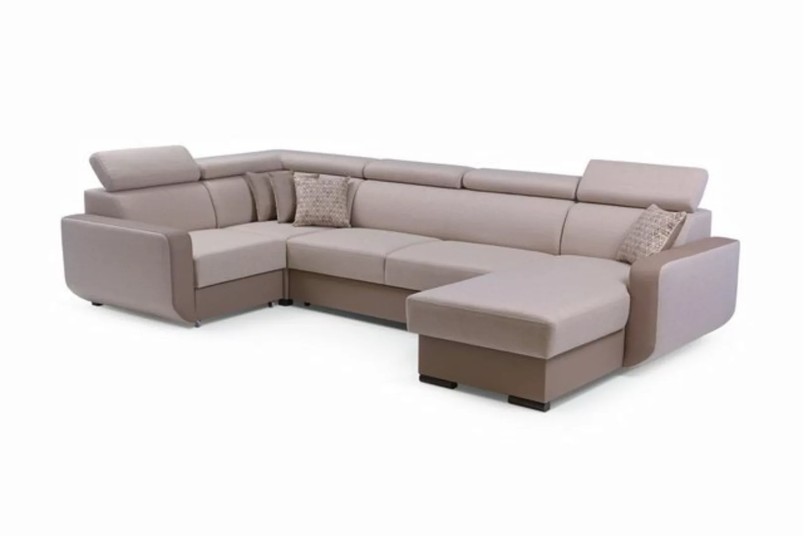 Furnix Wohnlandschaft Polstersofa in U-Form IMPERISIO-U mit Schlaffunktion günstig online kaufen