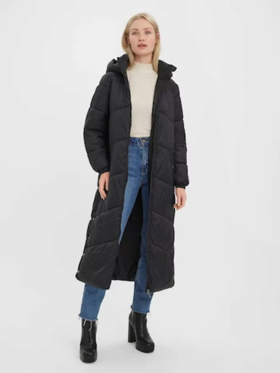 Vero Moda Steppmantel "VMUPPSALA LONG COAT NOOS" günstig online kaufen