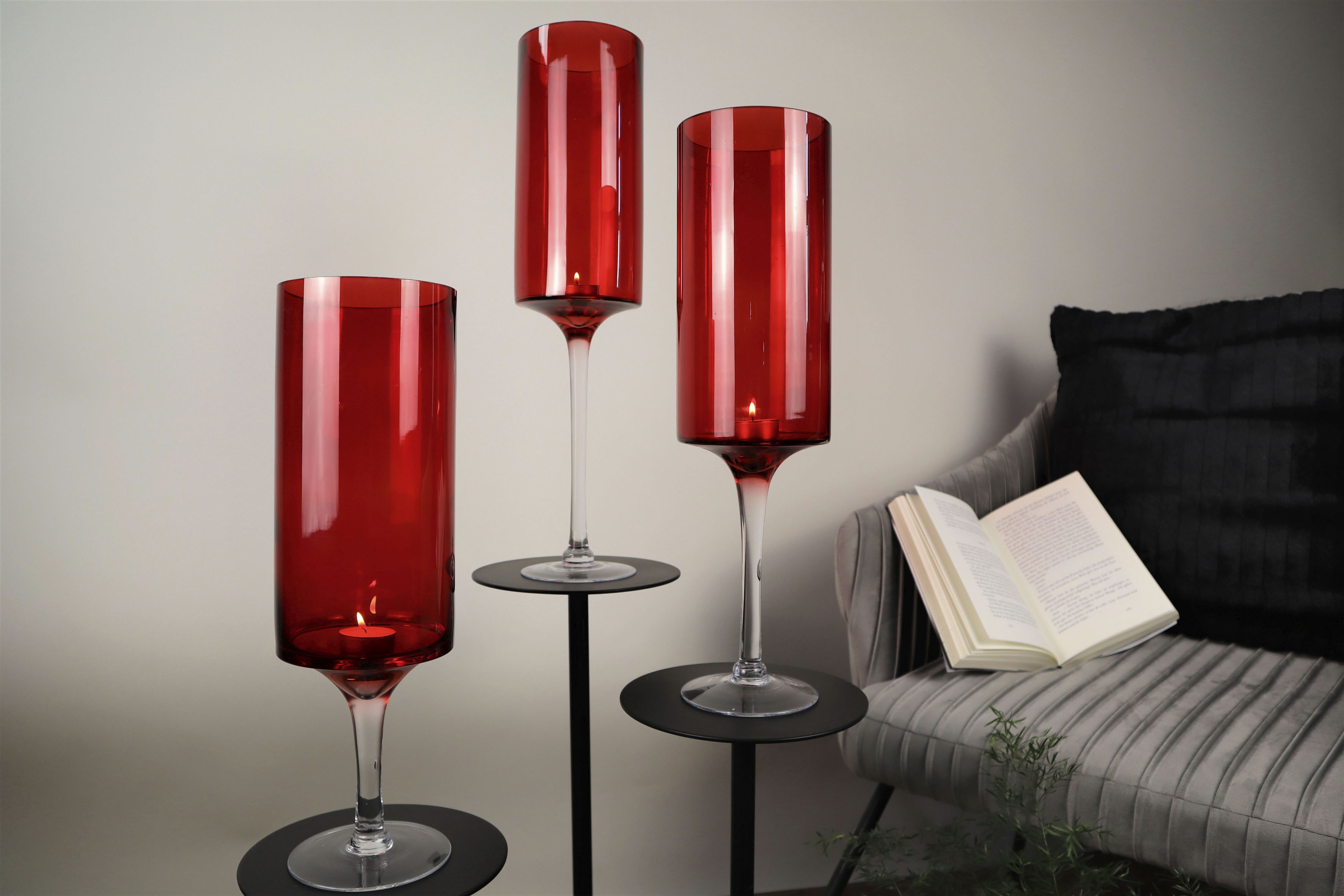 AM Design Windlicht "Stumpenkerzenhalter", (1 St.), Kerzenhalter aus Glas, günstig online kaufen