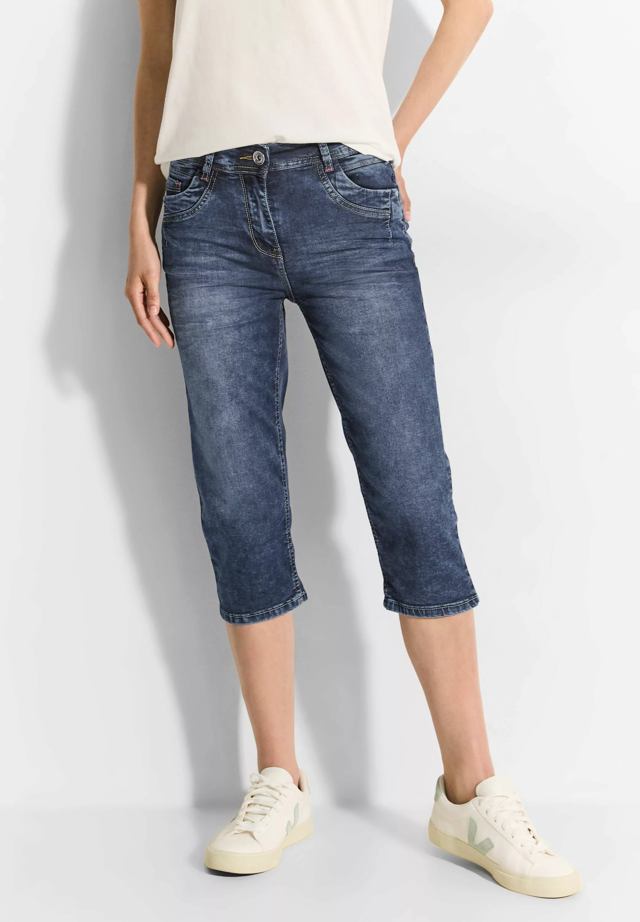 Cecil Gerade Jeans, High Waist günstig online kaufen