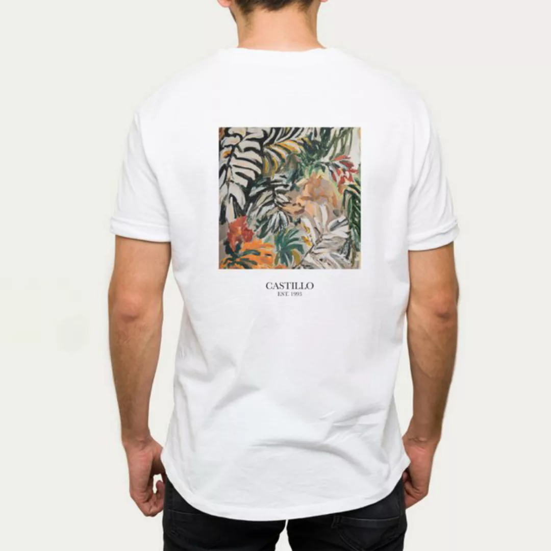 queence Kurzarmshirt Artificial Art (1-tlg) bedruckt günstig online kaufen