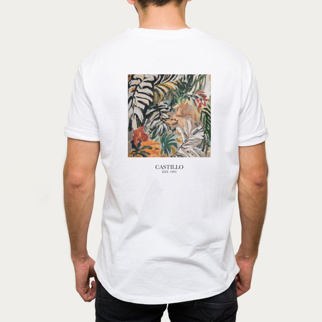 queence Kurzarmshirt Artificial Art Shirts modern (1-tlg) bedruckt günstig online kaufen