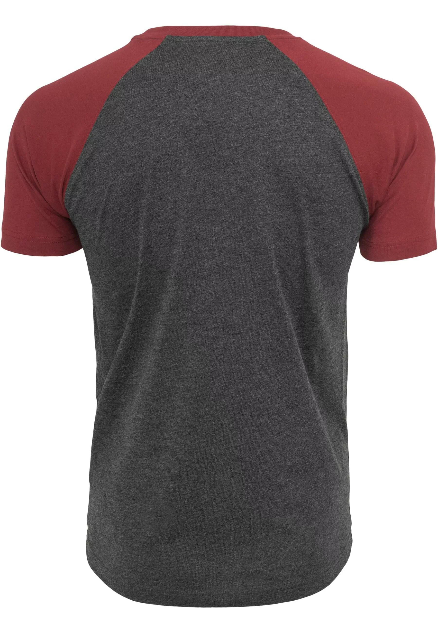 URBAN CLASSICS T-Shirt TB639 - Raglan Contrast Tee cha/burgundy 2XL günstig online kaufen